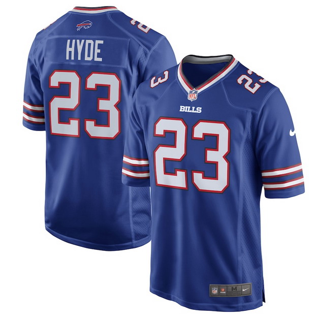 mens nike micah hyde royal buffalo bills team game jersey